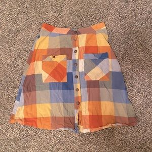 Checkered Skirt